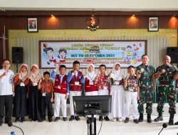 Regu Kecamatan Kapas Bojonegoro Juarai Lomba Cerdas Cermat Wawasan Kebangsaan Jenjang SD Menyambut HUT ke- 79 TNI