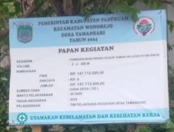 Desa Tamansari Laksanakan Pembangunan Pavingisasi Manfaatkan Dana Desa