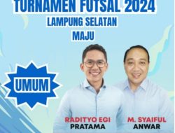 Paslon Bupati Lamsel 02 EGI-SYAIFUL Adakan Turnamen Futsal Cup 2024 Di Sidomulyo