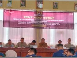 PPK Kecamatan Kalianda, Gelar Rapat Pleno Terbuka Rekapitulasi Daftar Pemilih Sementara Hasil Perbaikan ( DPSHP) Th 2024