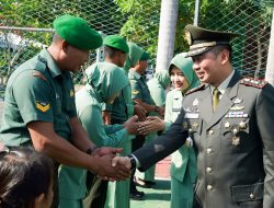 Peridoe 1 Oktober 2024, 123 Prajurit Kodim Bojonegoro Naik Pangkat