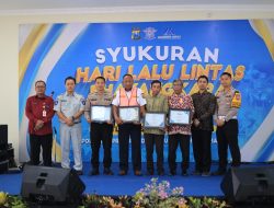 Satlantas Polres Gresik Rayakan Hari Lalu Lintas Bhayangkara ke-69 dengan Berbagai Inovasi dan Aksi Sosial