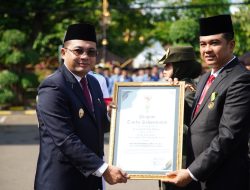 Kalapas I Madiun Terima Penghargaan Pura Baya Prasiddhi Emas Dari Pemerintah Kota Madiun