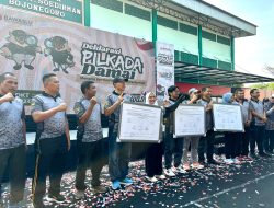 Pesan Ketua Bawaslu Bojonegoro Deklarasi Damai “Menang Bermartabat, Kalah Terhormat”