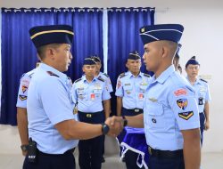 Danlanud Sultan Hasanuddin Buka Pendidikan Latihan Kerja TEMBSC Angkatan 31