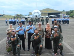 Danlanud Sultan Hasanuddin Pimpin Upacara Tradisi Kaptensi dan Transisi Penerbang Skadron Udara 5