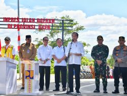 Panglima TNI Dampingi Presiden RI Resmikan Inpres Jalan Daerah di Aceh Besar