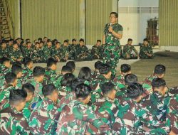Danlanud Sultan Hasanuddin Berikan Pengarahan Kepada Prajurit Remaja Untuk Jauhi Narkoba dan Hindari Tindak Pidana
