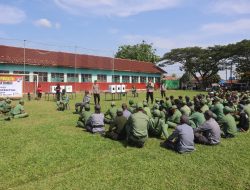 Pembinaan Keterampilan dan Kemampuan Linmas di Jati Agung.