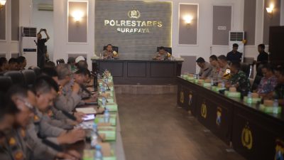 Libatkan 2,512 Personil Gabungan, Polrestabes Siap Amankan Pertandingan Persebaya VS PSM Makasar