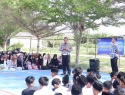 Satlantas Polres Lampung Selatan Gelar Sosialisasi Ops Zebra Krakatau 2024 di SMKN 1 Way Panji