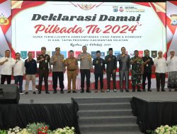 Kepolisian Daerah Kalimantan Selatan, Gelar Deklarasi Pilkada Damai Tahun 2024 Di Kabupaten Tapin