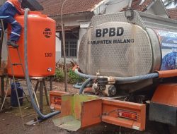 Desa Putukrejo Terima Bantuan Air Bersih dari BPBD di Tengah Kemarau Panjang