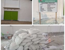 Miris!! Pembangunan Gedung OlahRaga (GOR) Diduga Gunakan Semen Curah, Apakah Kualitasnya Makin Bagus Atau Hancur