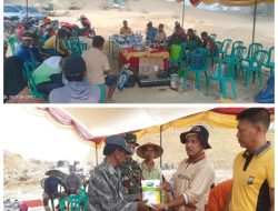 Pemberian Bantuan Bibit Jagung Ketahanan Pangan Wilayah Hukum Polsek Trucuk di Lahan Produktif yang di Kelola Oleh CV.Lisa