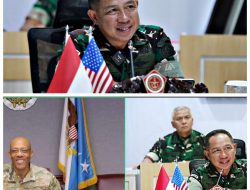 Melalui Vicon Panglima TNI Tingkatkan Kerjasama Militer Indonesia-USA
