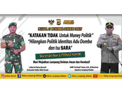 Kapolres Lampung Selatan Himbau Warga Hindari Money Politik dan Politik Identitas di Pilkada