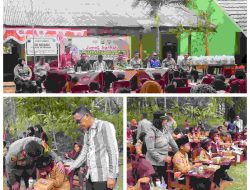 Polisi Dan Dinas Pendidikan Bagikan Makanan Bergizi di SDN terpencil Pulau Rimau Ketapang