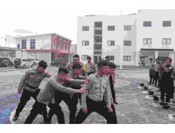 Kapolres Lampung Selatan Cek Latihan Dalmas, Persiapkan Pengamanan Pilkada