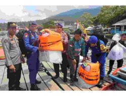 Pengamanan Ketat Distribusi Logistik Pilkada Menuju Pulau Sebesi