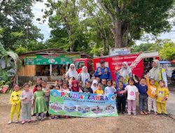 Paud Azzahra Belajar Simulasi Pemadam Kebakaran dan Penyelamatan (Damkarmat) Kabupaten Lampung Selatan