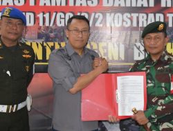 Satgas Pamtas Yonarmed 11 Kostrad Berhasil Gagalkan Penyelundupan Toyota Land Cruiser VX 4WD dari Malaysia