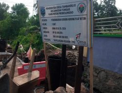 Pemdes Tambakrejo Proses Bangun Gorong-gorong di Dusun krajan Desa Tambakrejo