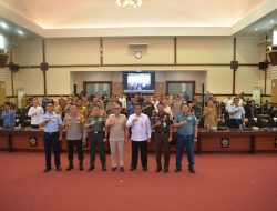 Danlanud Sultan Hasanuddin Hadiri Rakor Pimpinan Daerah Provinsi Sulawesi Selatan Bersama Tim Desk Koordinasi Pilkada Serentak Kemenkopolkam