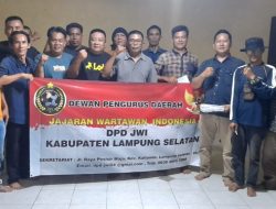 Dewan Pimpinan Daerah Jajaran Wartawan Indonedia (DPD JWI) Kabupaten Lampung Selatan resmi terbentuk.
