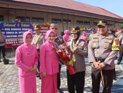 Polres Lampung Selatan Gelar Upacara Korp Raport Kenaikan Pangkat dengan Penuh Keharuan