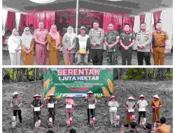 Penanaman Jagung 1 Juta Hektar Polres Lampung Selatan untuk Dukung Swasembada DI Way Urang Kalianda.