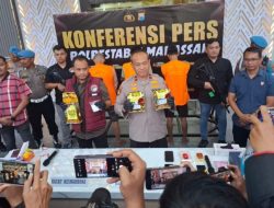 Polrestabes Makassar Ungkap Sindikat Peredaran Sabu Jaringan Internasional