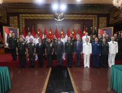 Panglima TNI Dampingi Menhan Terima Kunjungan Kepala Staf Gabungan Militer Tiongkok