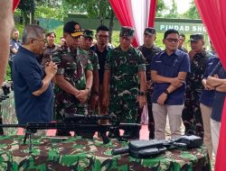 Panglima TNI Tinjau dan Uji Senjata Produk PT. Pindad