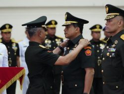 Kasum TNI Terima Laporan Korps Kenaikan Pangkat 97 Perwira Tinggi TNI dan Pimpin Sertijab Jajaran Balakpus Mabes TNI