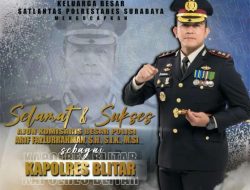 Ketua DPD FRJRI JawaTimur Mengucapkan Selamat Atas Dilantik AKBP Arif Fazlurrahman SH SIK MSI Sebagai Kapolres Blitar