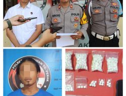Polres Tanjungperak Amankan Tersangka Pengedar Pil LL, Ratusan Butir Okerbaya Disita