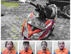 Polsek Jati Agung Tangkap Empat Pelaku Pencurian dengan Pemberatan