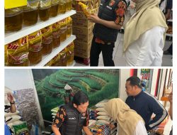 Tim Satgas Pangan Polres Blitar Kota Sidak Pasar Cek Ketersediaan Bapokting Jelang Ramadhan