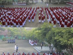 SMA Kalitidu Gelar Upacara Hari Senin dengan Tema Peningkatan Kewaspadaan Diri Terhadap Kenakalan Remaja