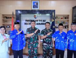 Danlanud Sultan Hasanuddin Terima Audiensi Ketua PPAU Cabang 50 Makassar