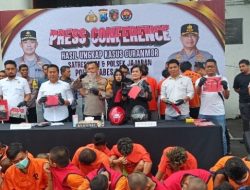 42 Tersangka Berhasil Diamankan Satreskrim Polrestabes Surabaya Dalam Ungkap Kasus Curanmor