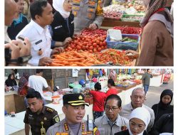 Sidak Pasar Bersama Forkopimda, Kapolresta Malang Kota Ingatkan Tengkulak Agar Tidak Timbun Bahan Pokok