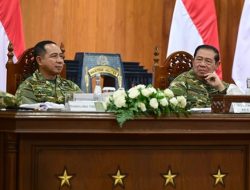 Panglima TNI Hadiri Jamuan Makan Malam Retret Kepala Daerah Yang Dipimpin Presiden RI Prabowo Subianto