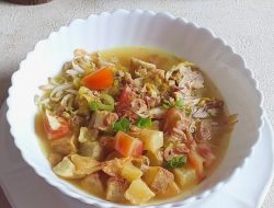 Soto Ayam Lamongan Kuah Bening, Mantap