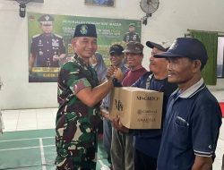 Kodim 0812 Lamongan Bersama Gerai UMKM Dan Mitra Lokal Gelar Bakti Sosial Di Bulan Suci Ramadhan