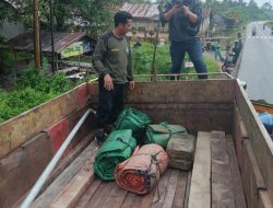 Polhut Kalbar Gagalkan Penyelundupan Kayu Ilegal, Truk Beserta Muatan Diamankan