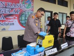 Polisi gagalkan Penyelundupan 4 Kilogram Sabu di Pelabuhan Bakauheni.