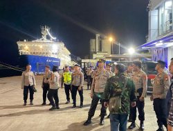 Jelang Arus Mudik, Polres Pelabuhan Makassar All Out Amankan Pelabuhan Soekarno-Hatta