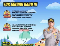 Polres Bangkalan Sosialisasikan Mudik Aman, Keluarga Nyaman, Melalui Tips Mudik Lebaran 2025